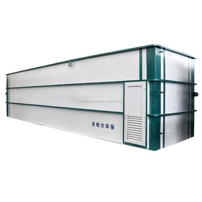 첨단 2000L / 시간 매장 된 MBR 담수 생산을위한 하수 처리 시스템