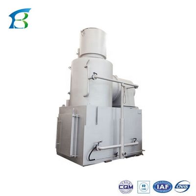동물 화장 폐기물 소각장 100-500kg/h 용량 및 사용자 정의 색상