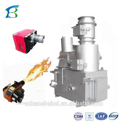 동물 화장 폐기물 소각장 100-500kg/h 용량 및 사용자 정의 색상