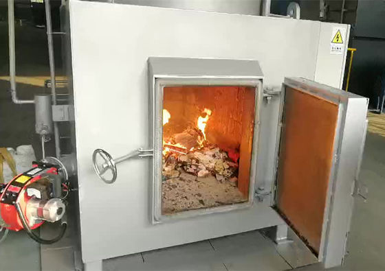 사용자 정의 폐기물 수집기 산업 쓰레기 용 연기가 없는 폐기물 화전 기계