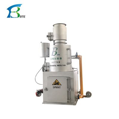 소각소 플라스틱 폐기물 소각소 1000kg 무게 20-500kgs/배치 용량