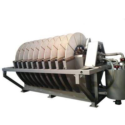800KG 고체 액체 분리 세라믹 디스크 회전 드럼 진공 필터 대용량