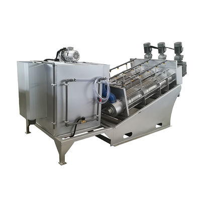 0.65kw 스크루 프레스 볼루트 슬러리 슬러지 탈수 기계