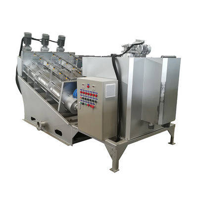 0.65kw 스크루 프레스 볼루트 슬러리 슬러지 탈수 기계