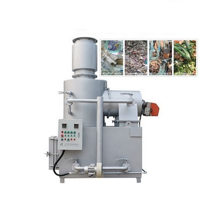 안전하고 지속 가능한 폐기물 관리를 위한 실버 그레이 500L/H 폐기물 분쇄기 소각장