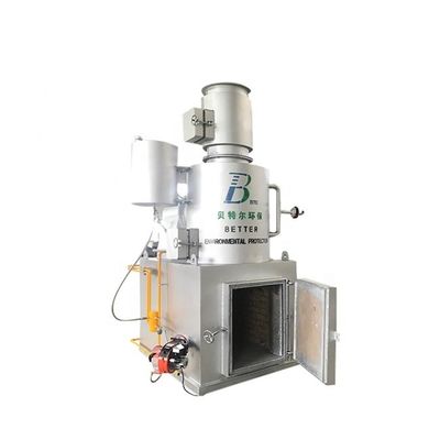 안전하고 지속 가능한 폐기물 관리를 위한 실버 그레이 500L/H 폐기물 분쇄기 소각장
