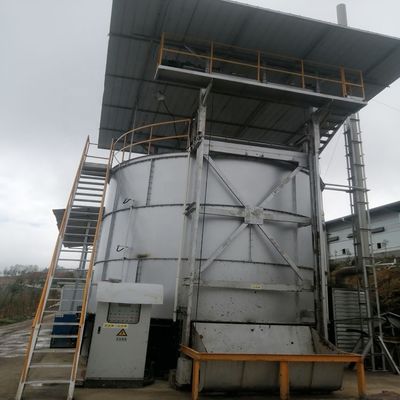 유기농 비료 생산 장비를 위한 다목적 발효기 6000mm * 6000mm * 9000mm