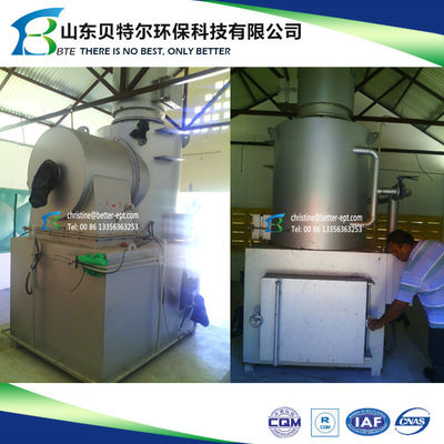 첨단 750L/H 용량 10-500kg/배치 병원용 도시 폐기물 관리 장비