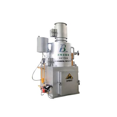 300 매일 750L / H 용량 및 3D 비디오 쇼와 함께 폐기물 오일 종이 소각장