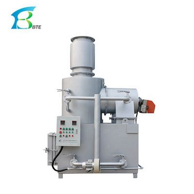 10-500kg/hr 용량 디젤 오일/자연 가스 연료용 닭 깃 폐기물 소각장