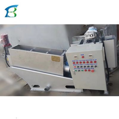 물 처리 1 압력 A 비스 플랜트 Dehydrator 자동 제어 상자와 스크루 프레스